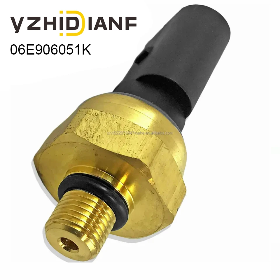 Common Rail Fuel Oil Pressure Sensor 06E906051K for VW Audi A4 A6 Quattro Volkswagen Jetta