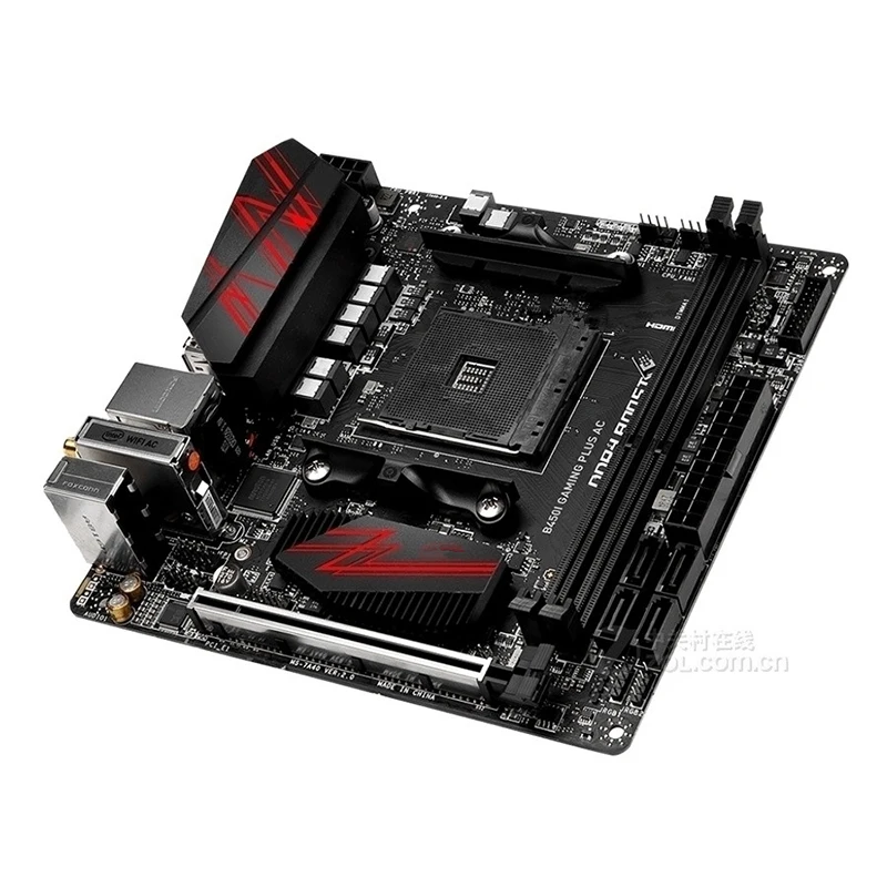 For B450I GAMING PLUS AC Motherboards Socket AM4 DDR4 128GB For AMD B450 Desktop Mainboard M,2 NVME USB3.0