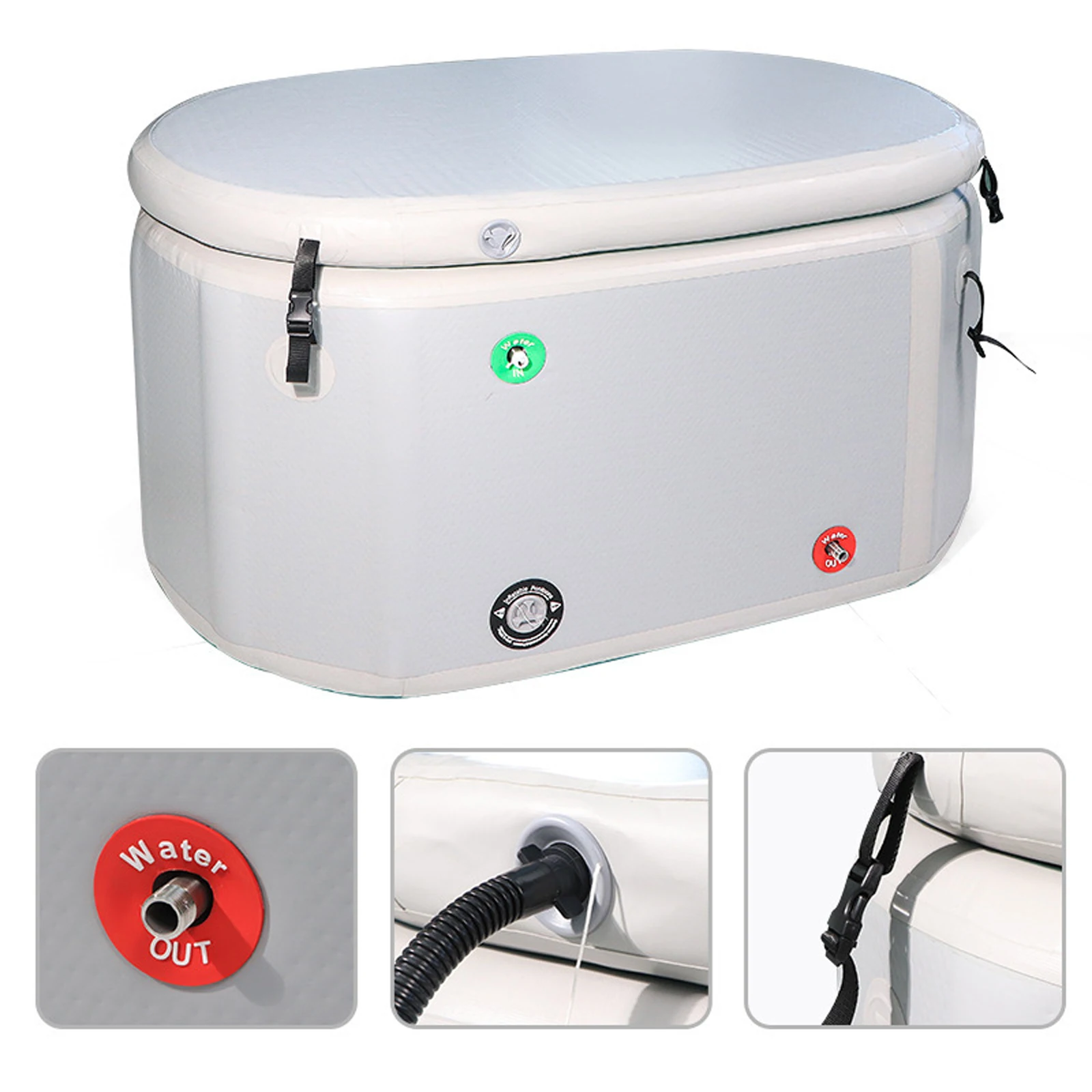 

Надувная ледяная ванна, складная ванна холодного погружения с насосом высокого давления