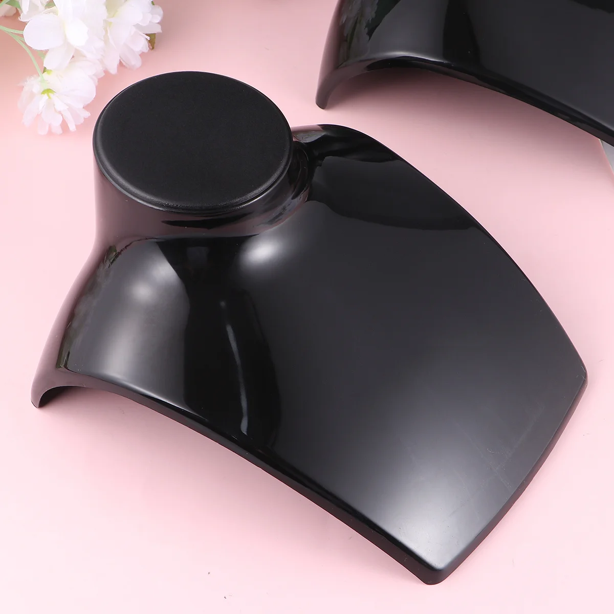 

2Pcs Necklace Display Stand Holder Black Jewelry Organizer Hard Texture Rack for Earrings Pendant Show Necklace Rack