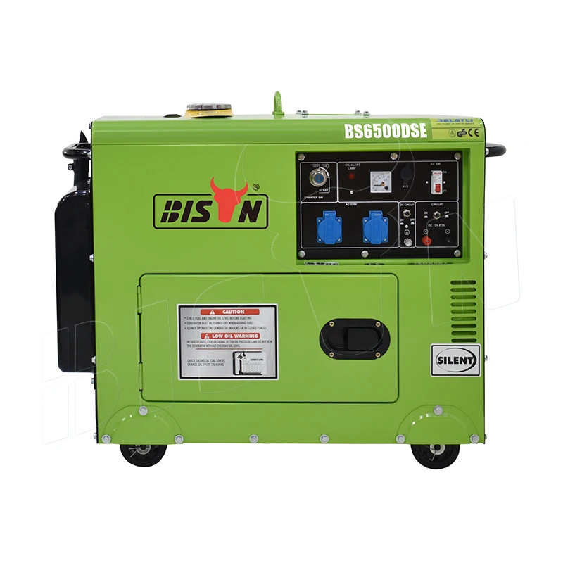 Vertical 4-Stroke Single-cylinder Power Plant 110V 230V 5Kw 3Phase Dies el Silent Generator