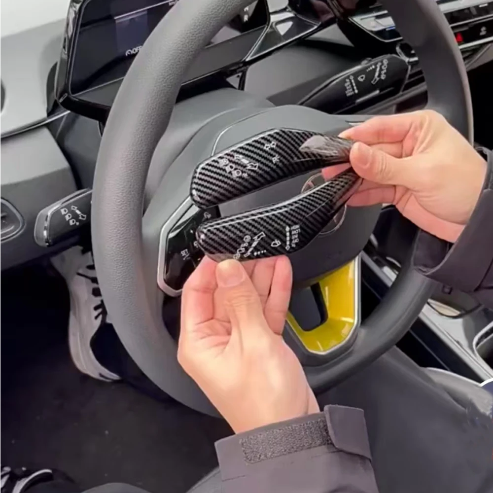 ل VW Volkswagen ID3 ID4 ID6 ID.3 ID.4 CROZZ عجلة توجيه سيارة ممسحة مقبض غطاء التحول ملصق مزخرفة الملحقات #5