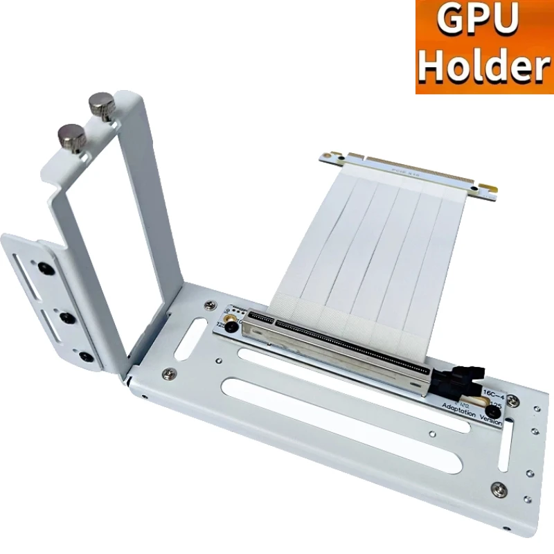 PCI-E 4.0 3.0 X16 To X16 ATX GPU Cable Mount Vertical Support Bracket Graphics Card Holder GEN4 PCIE 16X Riser Extender Adapter