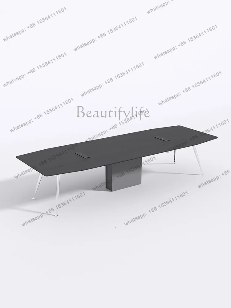 

2026 new high-end long table simple modern office negotiation table