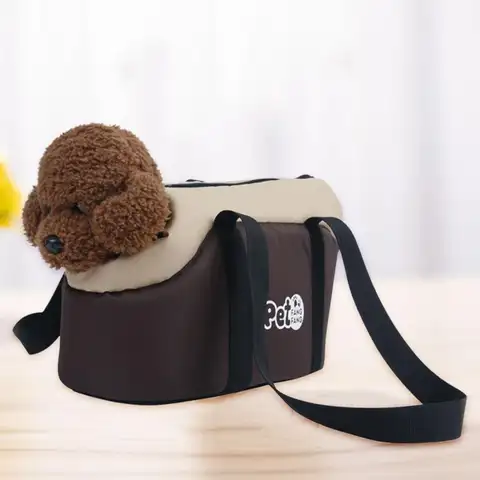 Pet Bag Soft-Sided Adjustable Fabric Interior Pad Carrier Tote for Pet  Cat Carrier Outgoing Travel Breathable Pets Handbag