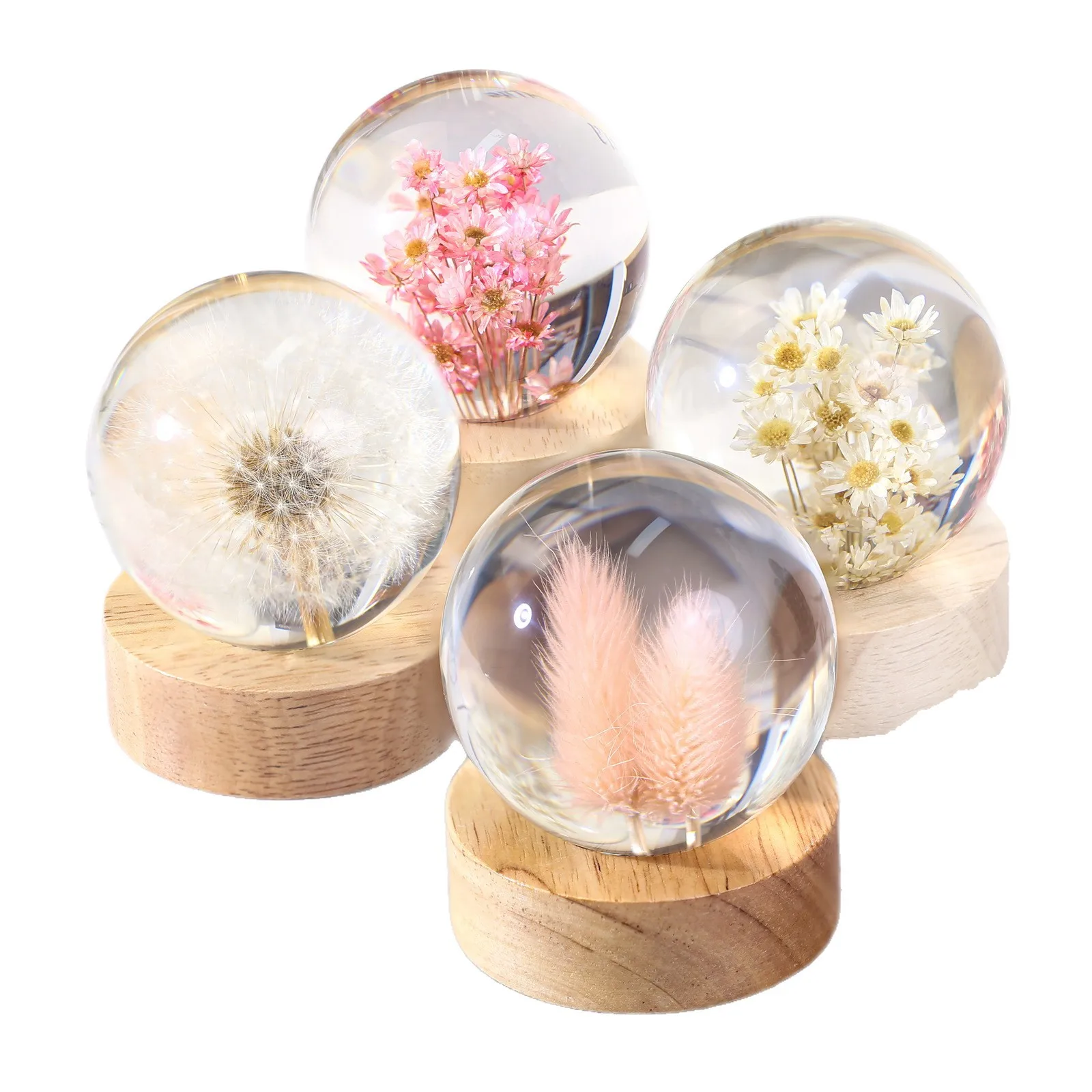 

«Лучшие продажи ночника из эпоксидной смолы одуванчика, сохраненный цветок из смолы, светящийся подарок на день рождения»