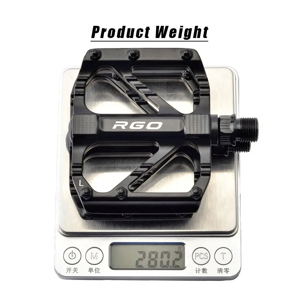 

Aluminium Alloy Bicycle Pedals Black Easy To Install Bike Foot Plat Replacement Anti-slip Cycling Pedaling Bike Accessories