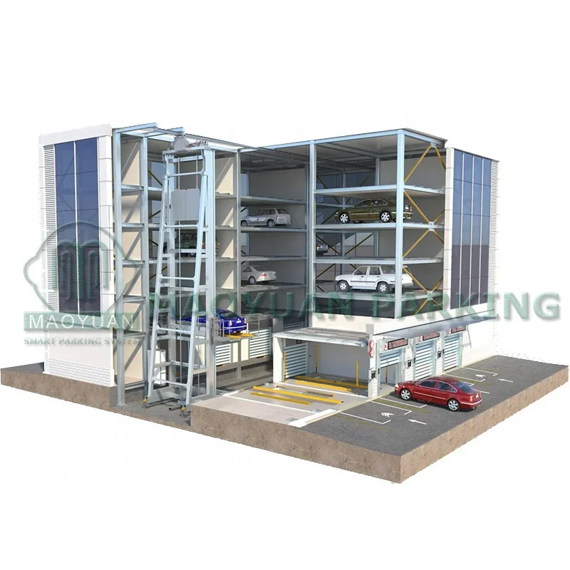 China Elevator New Vertical Rotary Stacking Car Parking System for Hotel Office Building