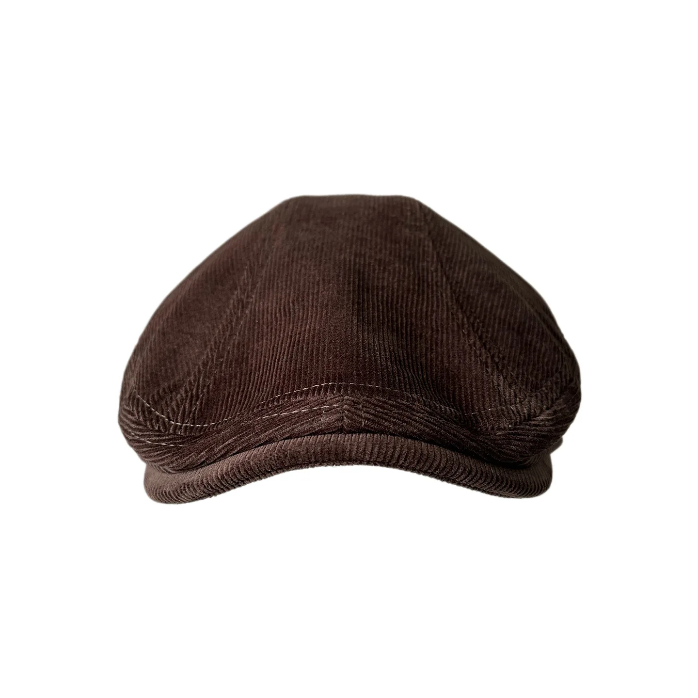 Coffee Corduroy Hunting Cap Men Women Retro Autumn Winter Thick Warm British Painter Hat Newsboy