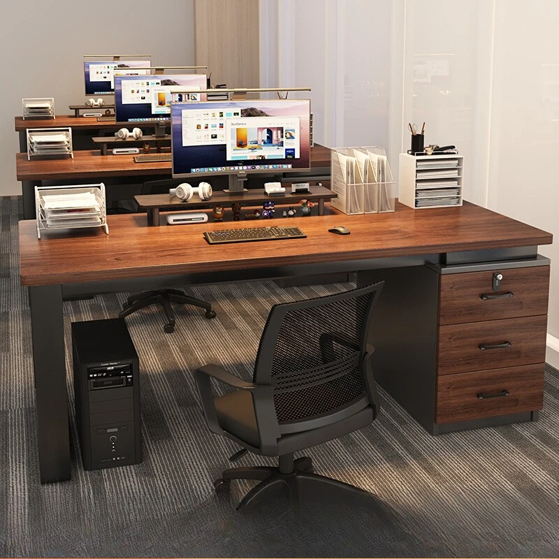 

Aesthetic Funny Office Desk Drawers Wooden Studying Vanity Office Desk Dining Reception Designer Scrivania Da Ufficio Furnitures