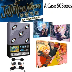 Jujutsu Kaisen Crystal Brick Collection Card Hobby Game CCG Card Gojo Doujin Booster Box giocattolo per bambini regali di compleanno