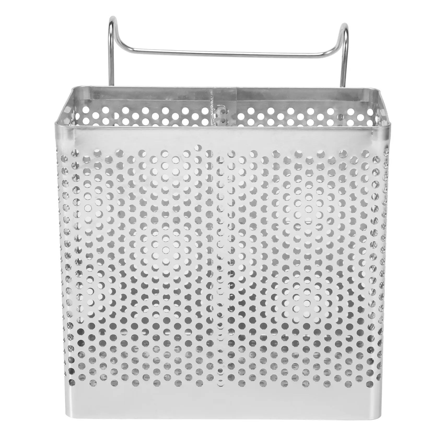 Stainless Steel Chopsticks Holder Hanging Cutlery Drying Basket Tableware Drainer with Hooks Kitchen Utensil(A)