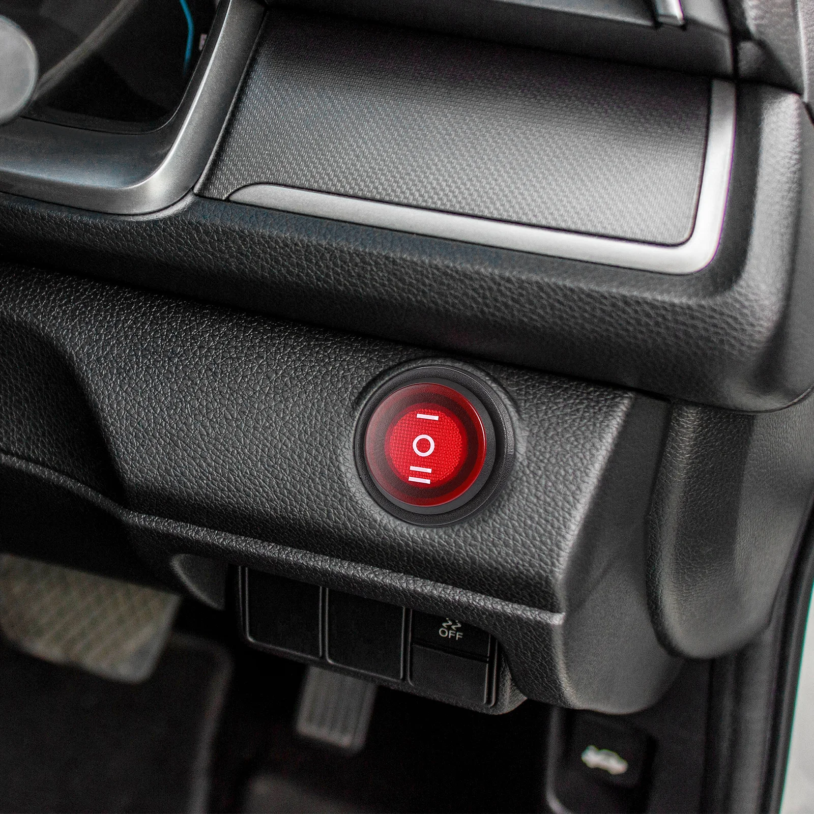 

Waterproof Car Switch SPDT Rocker Toggle Snap In Round 3 Position On Off On 3 Pin Terminals Easy Install Safe Use Durable