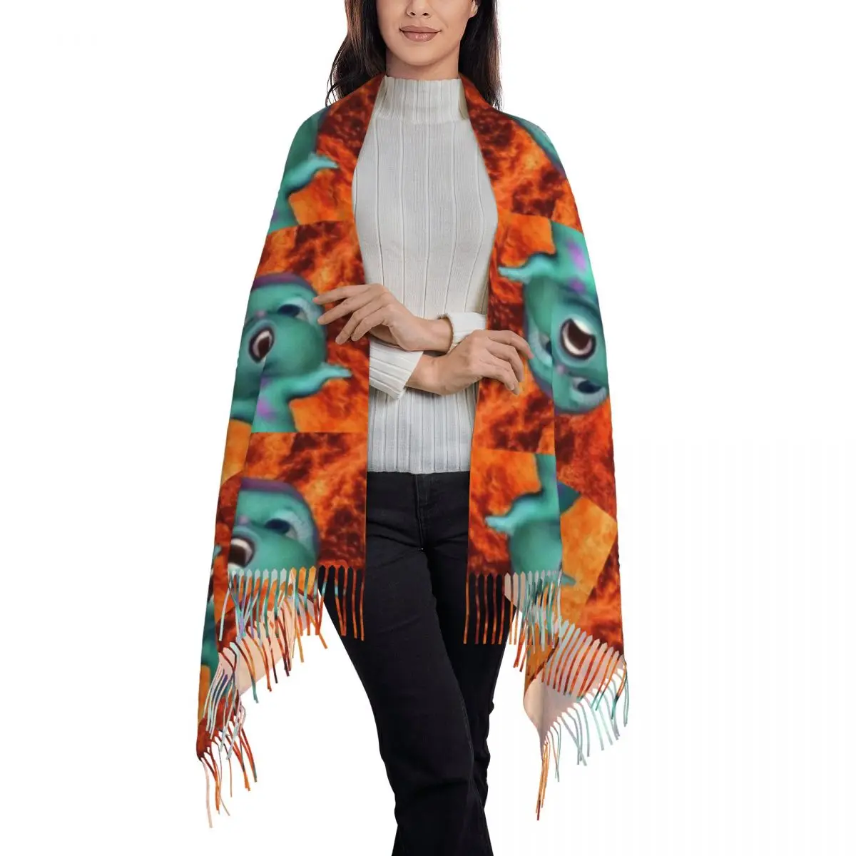 Bibble Scarf Tassel Scarves Women Soft Warm Shawls and Wraps Large Fall Winter Shawl Wrap