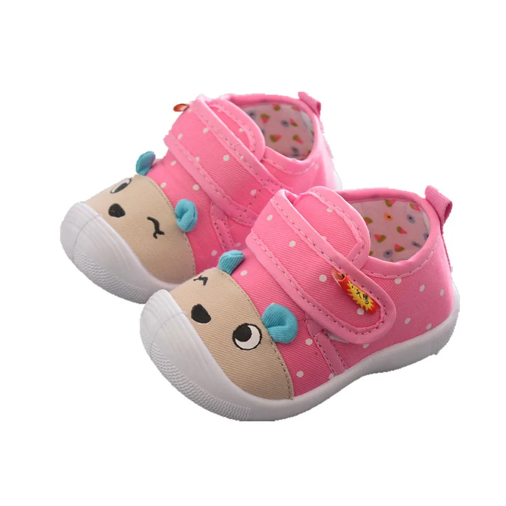 Neue Infant Kinder Baby Jungen Mädchen Cartoon Anti-slip Schuhe Weiche Sohle Quietschende Turnschuhe babyslofjes chaussures bebe fille