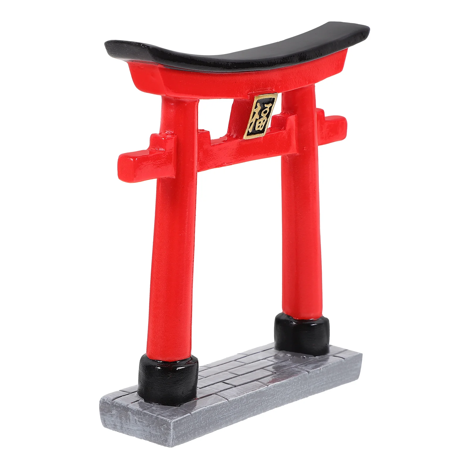 Santuario Torii Gate Acquario Adorna Bonsai Decorazioni per esterni Artigianato da giardino in resina Decorazione da tavolo con sabbia