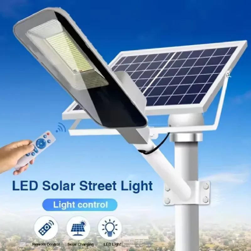 

2PCS 200W Powerful Solar Light 6000mah Waterproof Automatic Outdoor Solar Street Light Dusk to Dawn Wall Light For Garage Garden
