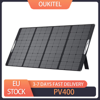 OUKITEL PV400 400W Foldable Portable Solar Panel with Kickstand, 23% Energy Conversion Rate, IP65 Waterproof