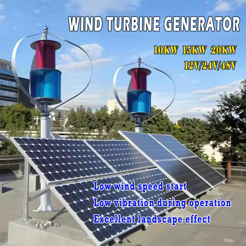10KW Vertical Wind Turbine Generator 48V 15KW 20000W Windmill With 3Phase Alternator Permanent Magnet Generator Off Grid System