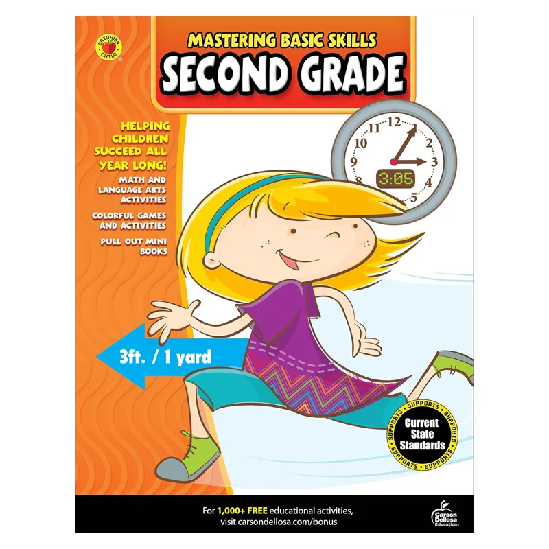 Mastering Basic Skills Second Grade Carson Dellosa Carson Dellosa Education 9781483801070 Book