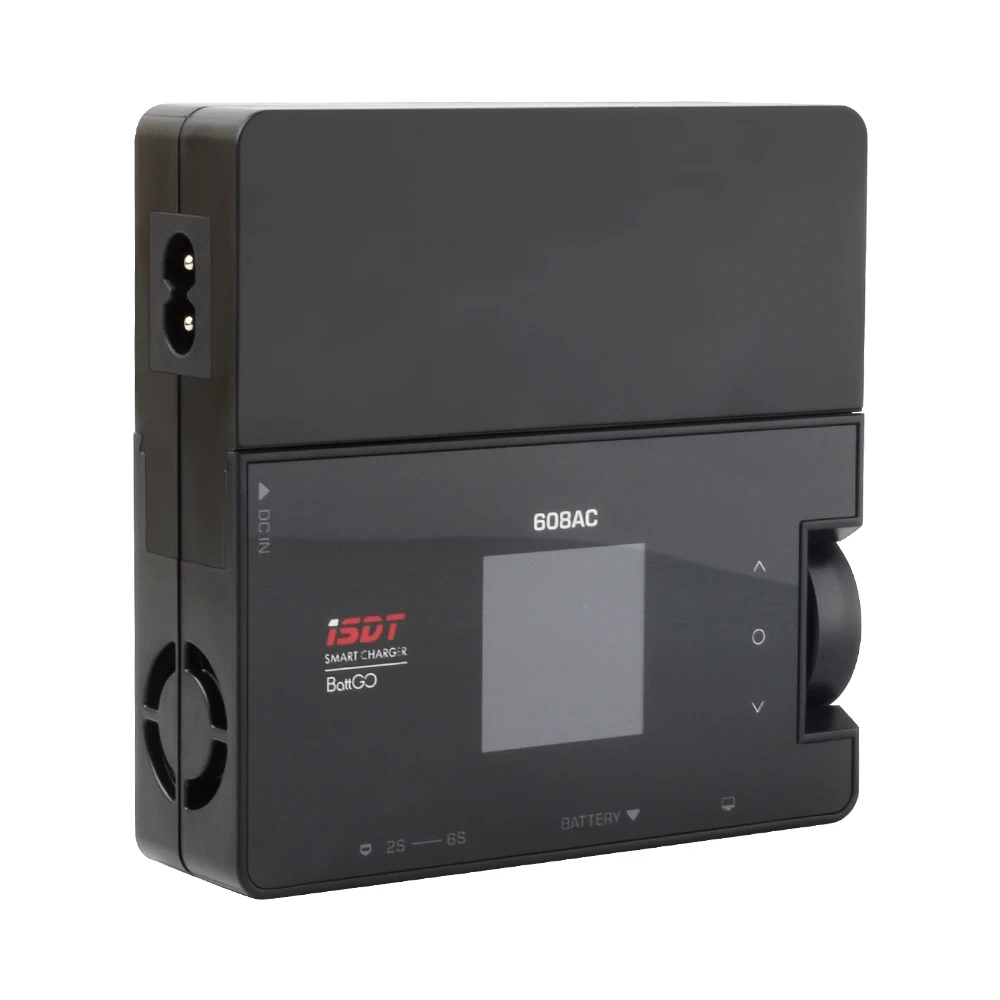 ISDT 608AC Smart Battery Charger & Discharger 60W AC & 200W DC 8A BattGo with Detachable Power Supply Electric PD Function