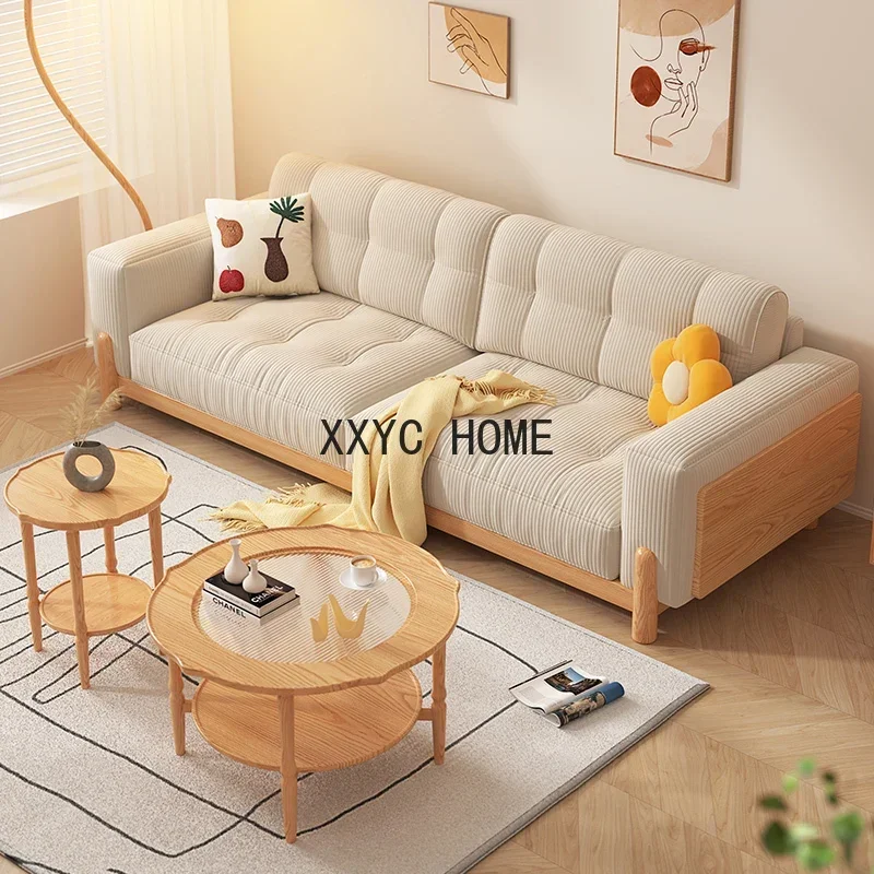 Nordic Fabric Living Room Sofa Cloud Couch Green Modern Elegant Sofa Armchair Relaxing Comfortable Canape Home Furniture