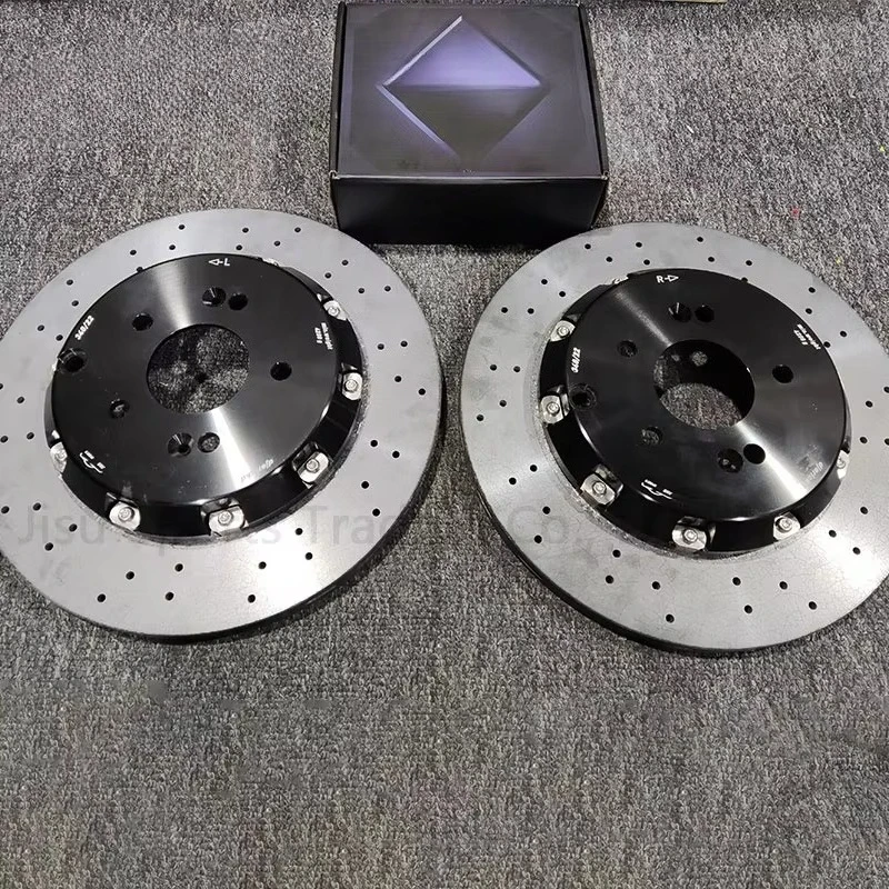 OEM Upgrade Rear Carbon Ceramic Disc Long Fiber Brake Discs STOPART 340MM CCB Brake Rotor Pads Stinger GT