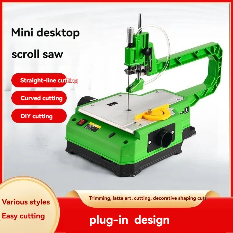 Multi Functional Desktop Curved Saw, Woodworking Dust-Free Electric Saw, Household Wire Saw, Flower Saw, Metal Wood Cutting