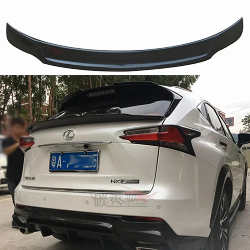 Carbon Fiber Sport 5D Rear Middle Trunk Spoiler for Lexus NX200/200t/300H