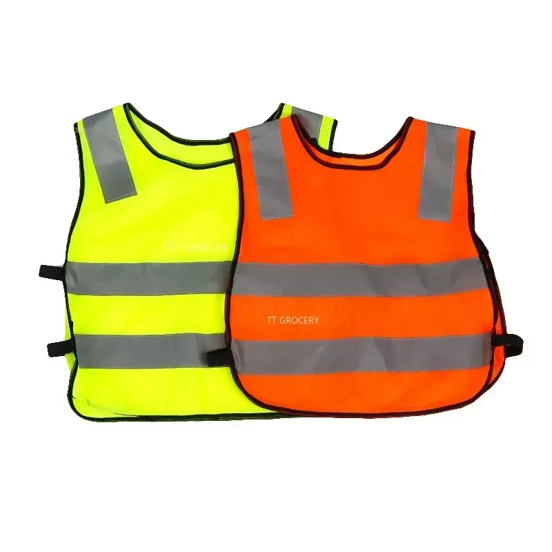 Kids Safety Vest High Visability Jacket for School Children Sanitation Worker Fitness Equipment Accessories Security Protection