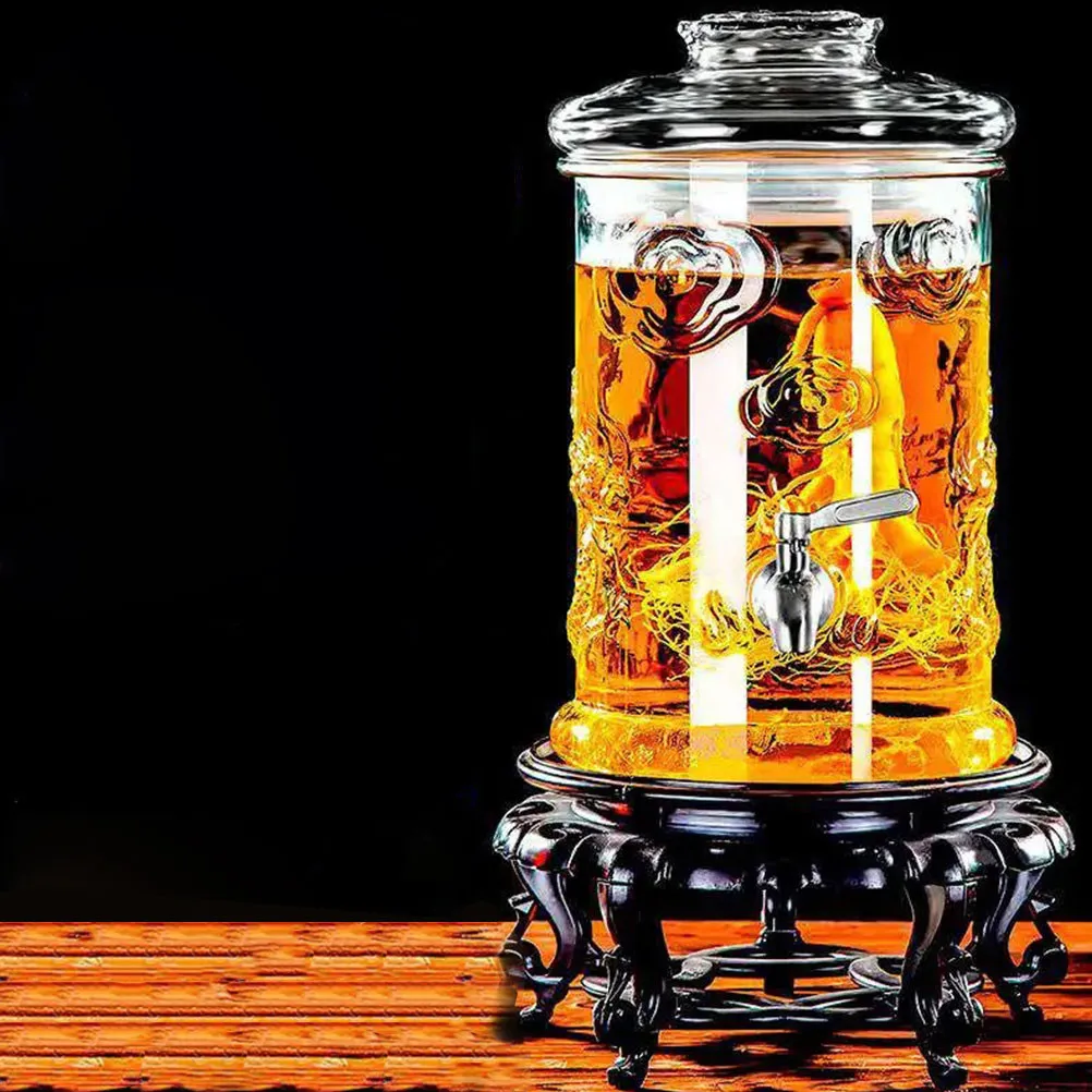 

1Pcs Wine Bottle Base Retro Style Plastic Flowerpot Stand for Bottles Up to 20Cm Decorative Holder Indoor Outdoor Use