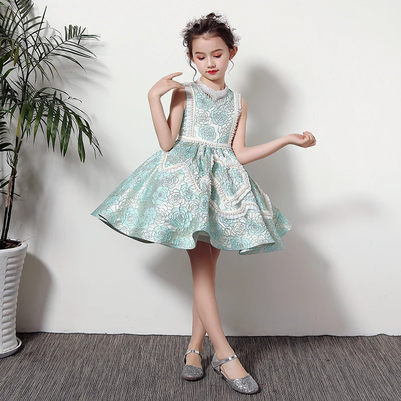 

High-end Baby Spanish Lolita Princess Ball Gown Birthday Baptism Party Easter Eid Dresses for Girls