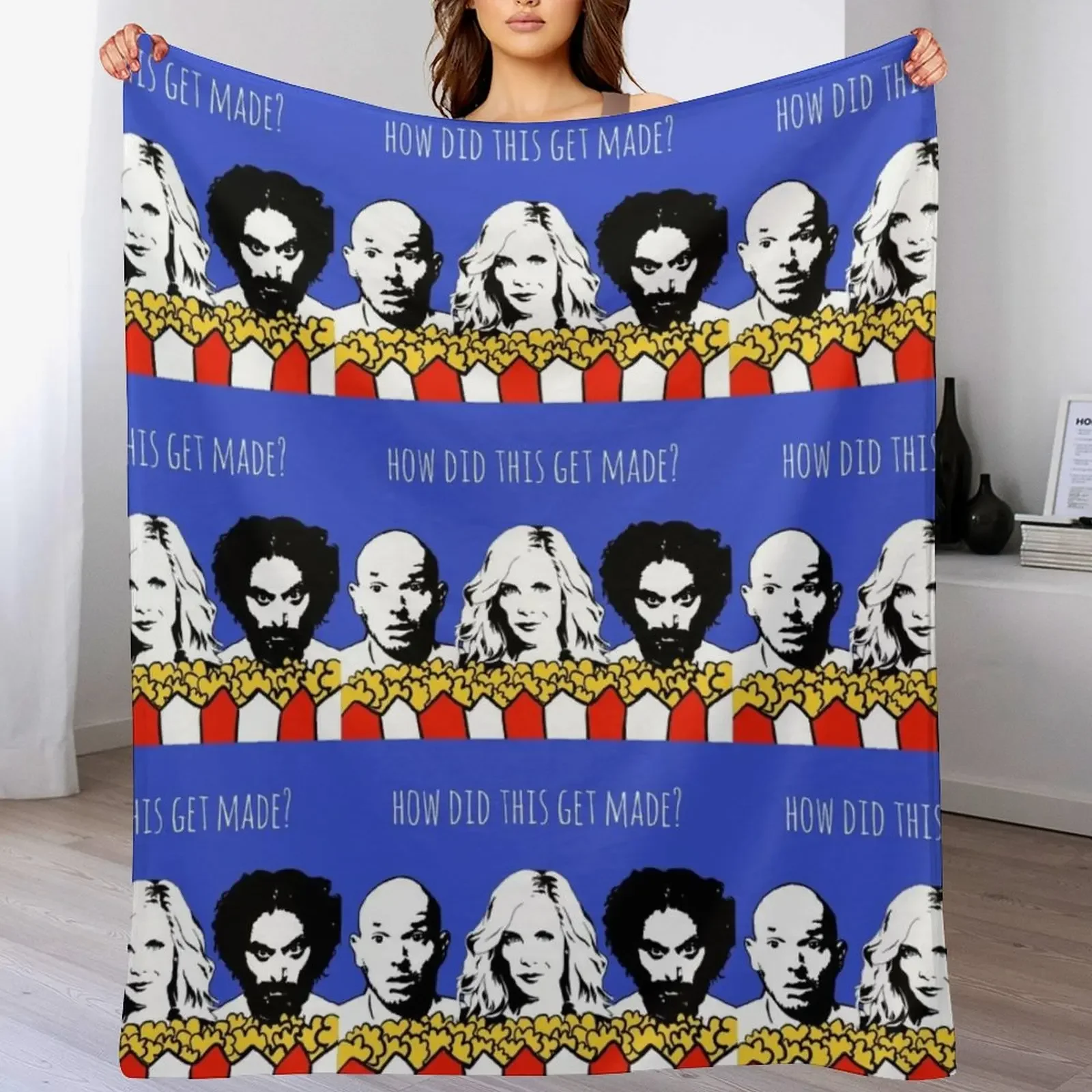 

How Did This Get Made Throw Blanket Thin Soft Blanket for Summer Night Sleeping