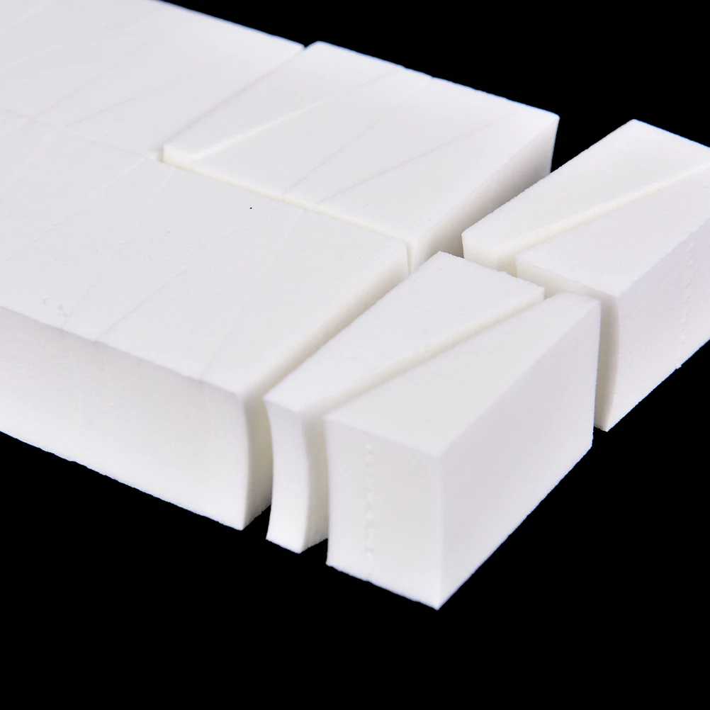 24 قطعة مثلث الجاف الرطب استخدام ماكياج الإسفنج الوجه الأساس المخفي كريم مسحوق تلطيخ أدوات التجميل العناية بالوجه