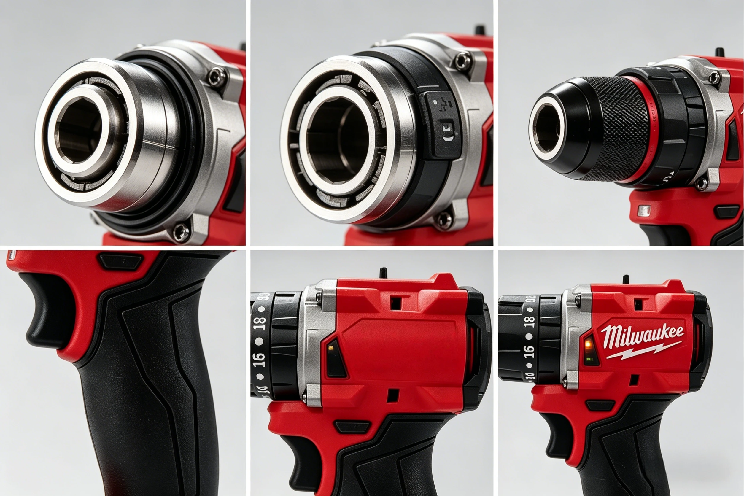 For Milwaukee 18V Battery Brushless Electric Drill Torque Cordless Impact Drill Hammer Multifunctional Power Tools