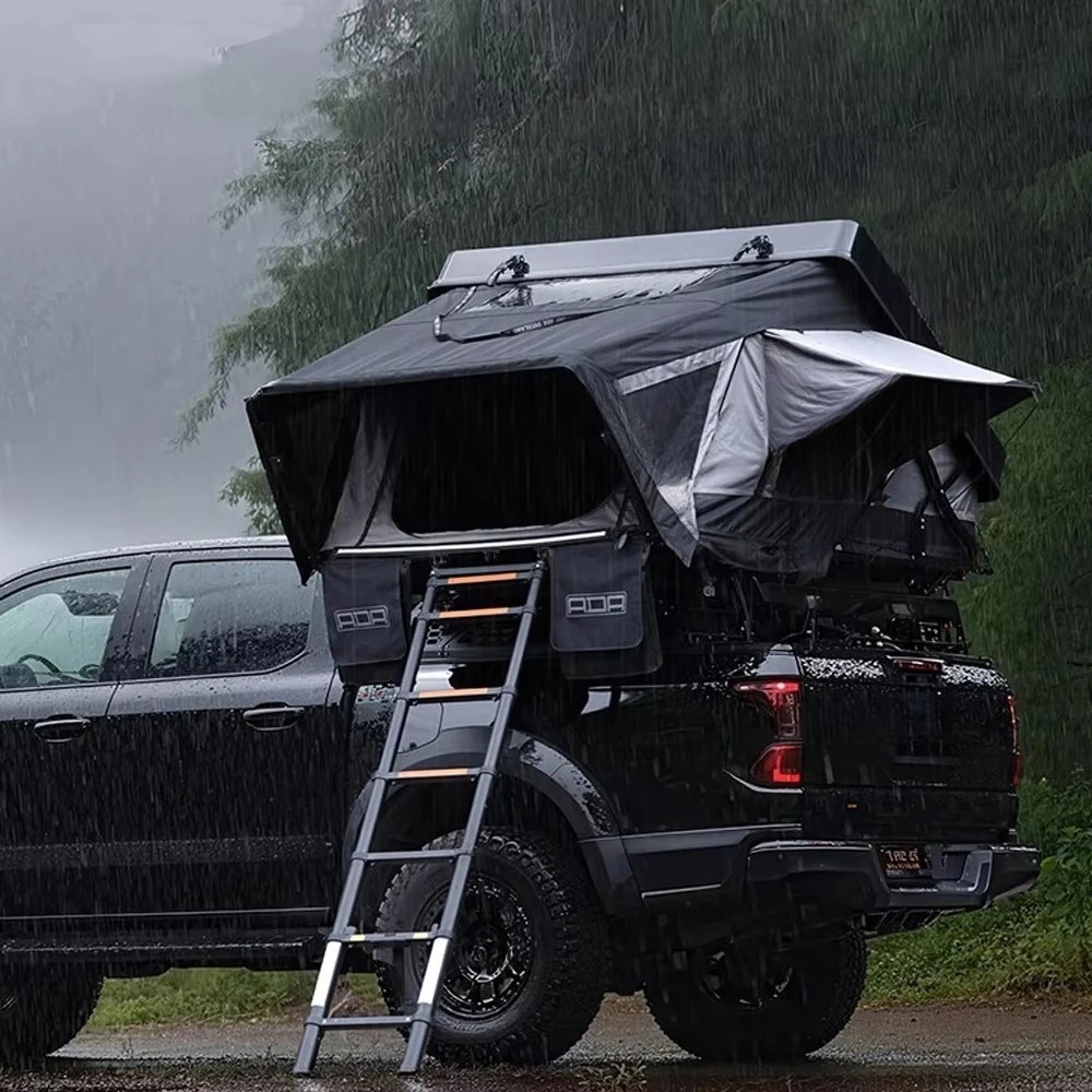 4x4 4WD Offroad Roof Top Tent, 3D Top Shell Side Opening ABS Hard Shell Anti-UV Family Vehicle Tent From ADA OVERLAND