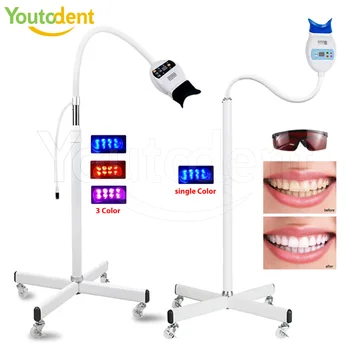 40W Dental Laboratory Equipment Tooth Whitening Lamp 8 LED 1 Color/3 Color Light Bulb…