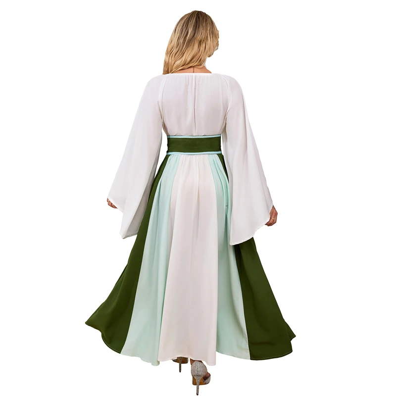 Sexy Pirate Maid Gown Halloween Medieval Retro Elf Fairy Elven Costume Women Renaissance Dress Waist Cincher Corset Fancy Dress