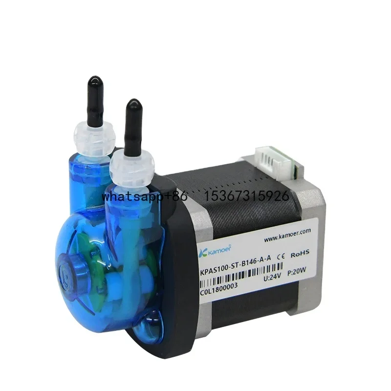 

a KPAS100 24V stepper motor micro peristaltic pump low noise high precision small water pump(20-110ml/min)