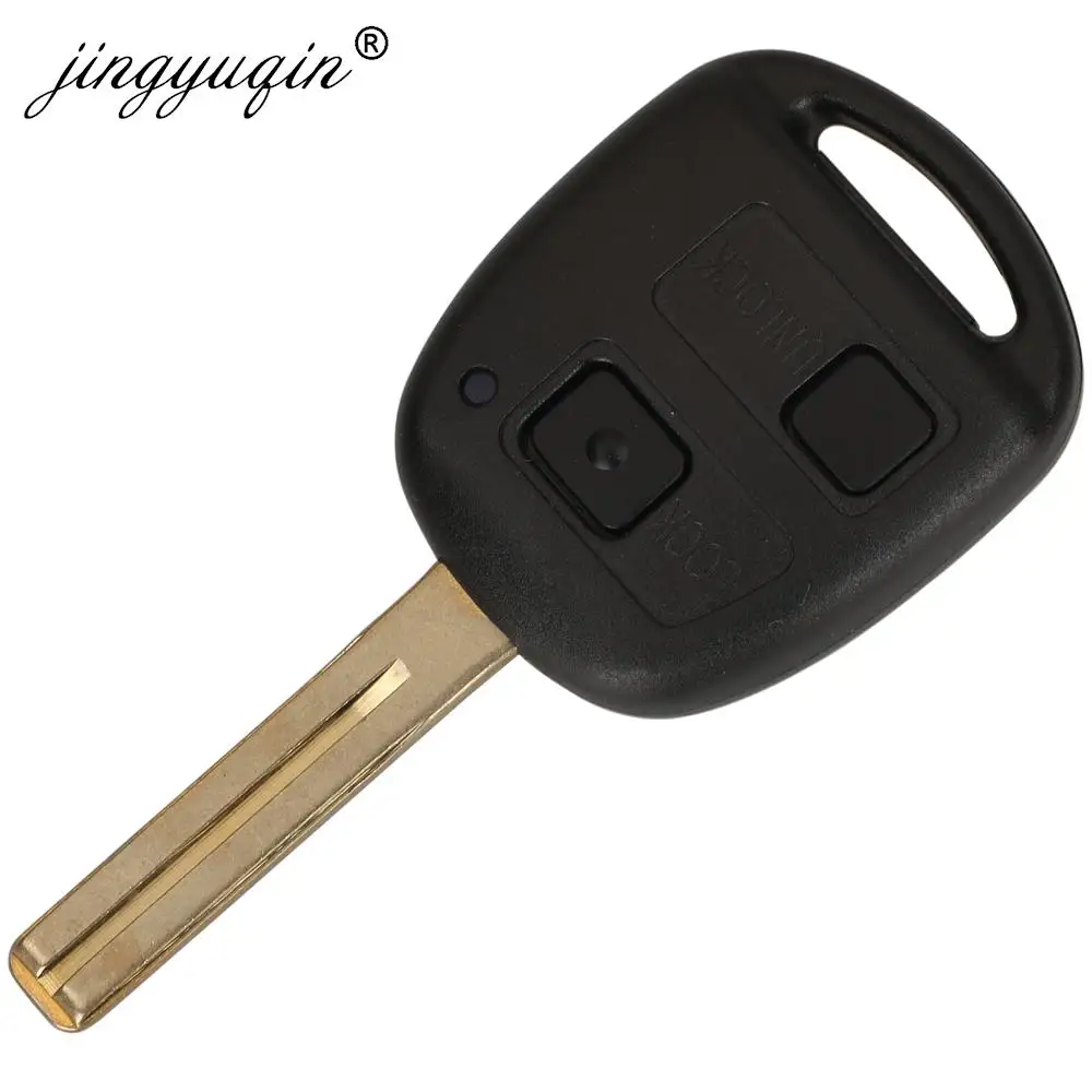 jingyuqin for Lexus Fob P/N: 50171 ASK 433MHz 4D68 Chip Remote Control Head Car Key 3 Buttons TOY48 Uncut Blade Replacement