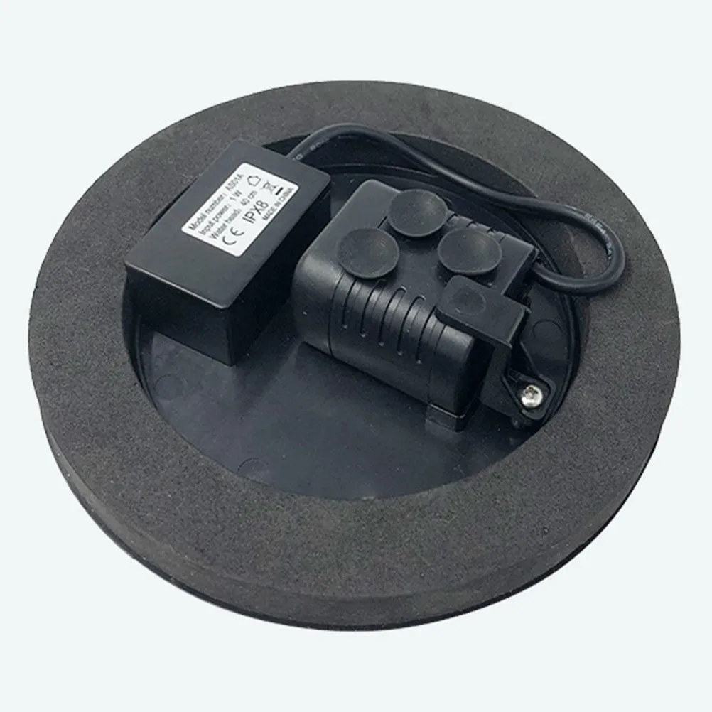Solar Fountain Floating Style 13Cm Black Outdoor Garden Pond Pool Water Fountain Solar Pump for Oxygen Circulation