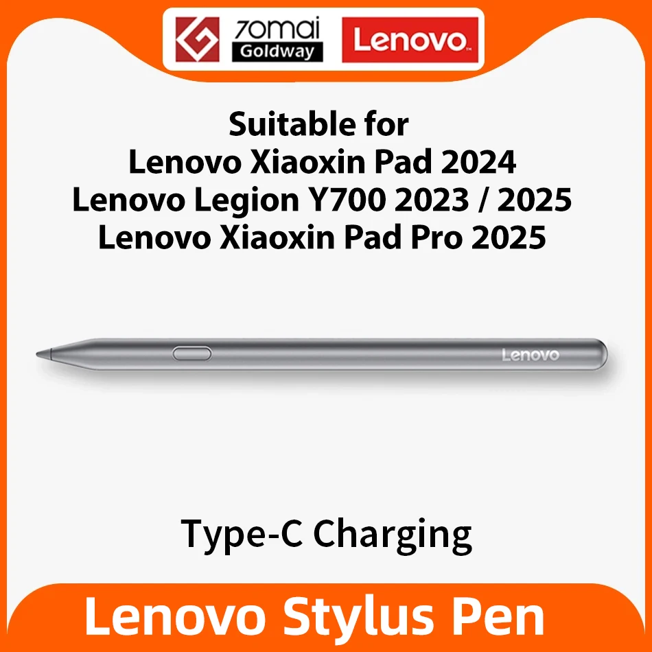 Original Lenovo Stylus Pen für Legion Y700 2025, Xiaoxin Pad 2024, Pad Pro 2025 4096, Empfindlichkeit, magnetischer Absaug-Tablet-Bleistift