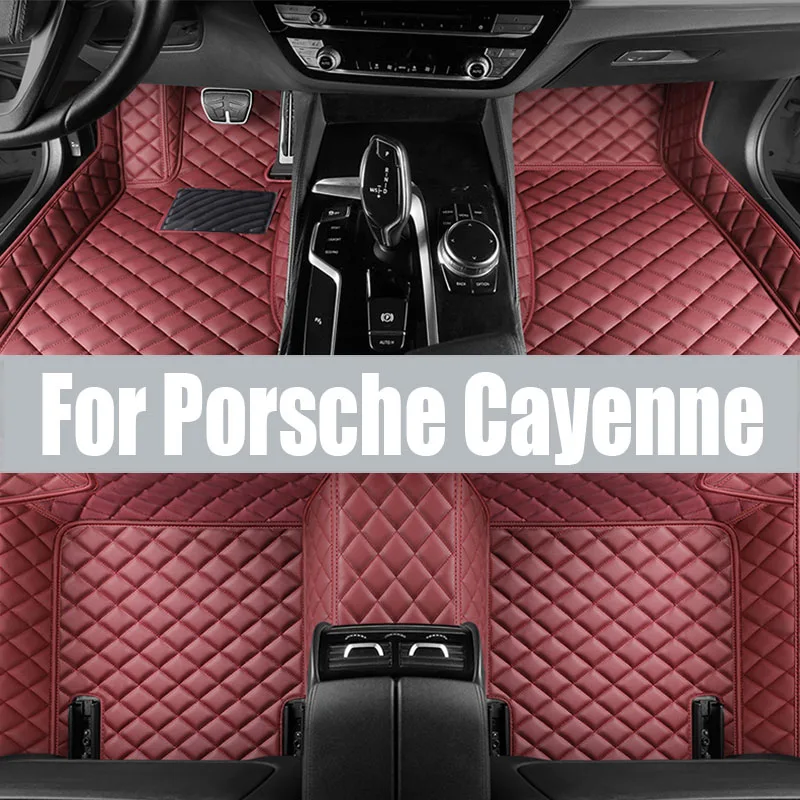 

For Porsche Cayenne 92A 9Y0 Coupe 9Y3 2011-2023 Car Floor Mats All-Weather TPE Foot Mats Pad Tray Mat Interior trunk mat