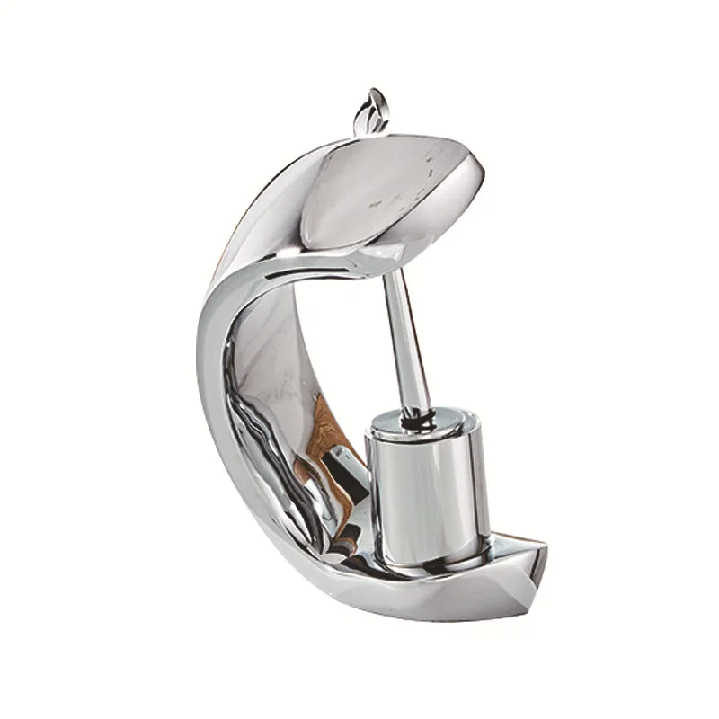 Simple Light Luxury White Electroplated Faucet Toilet Bathroom Cabinet Hot And Cold Wash Basin Washbasin Dragon Wash Basin
