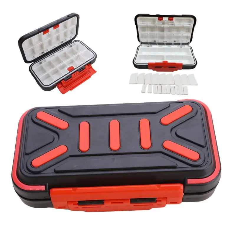 

Waterproof Fishing Tackle Box Fishing Accessories Tool Storage Box Fish Hook Lure Fake Bait Boxes For Carp Fishing Goods