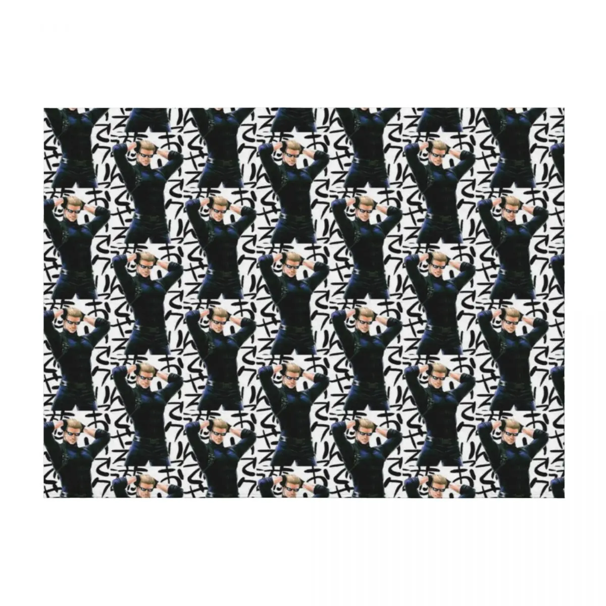 

Albert Wesker Throw Blanket Loose Travel Hairy Moving Blankets