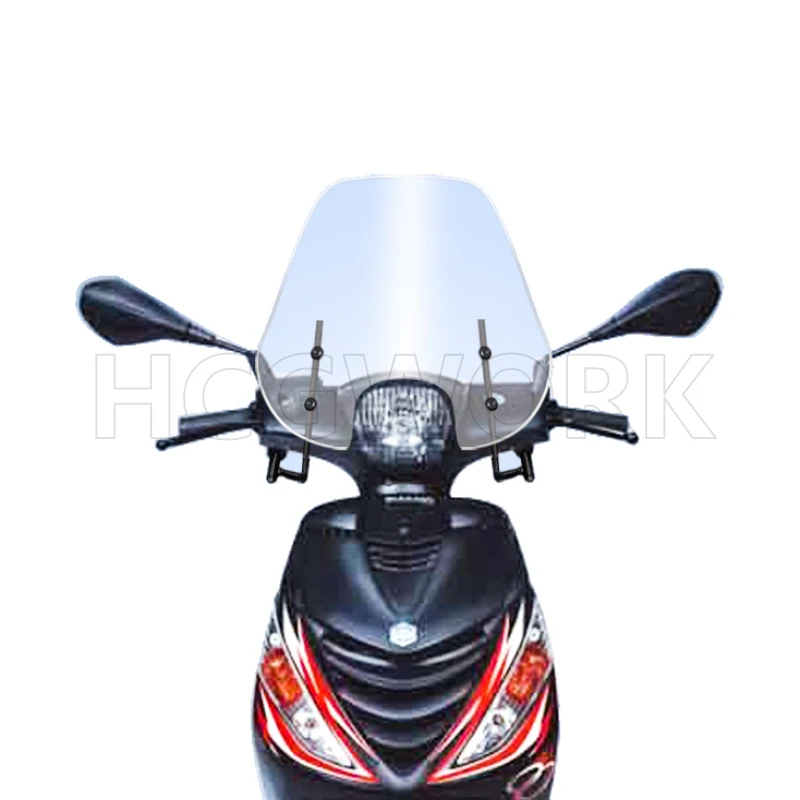 Motorcycle Accessories Windshield Hd Transparent for Piaggio Zip