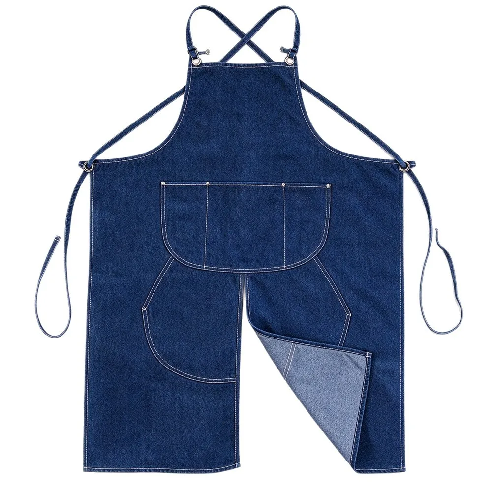 Apron Bakery Hairstylist bar Restaurant Floral bakery waitress Denim overalls Home cleaning apron 1