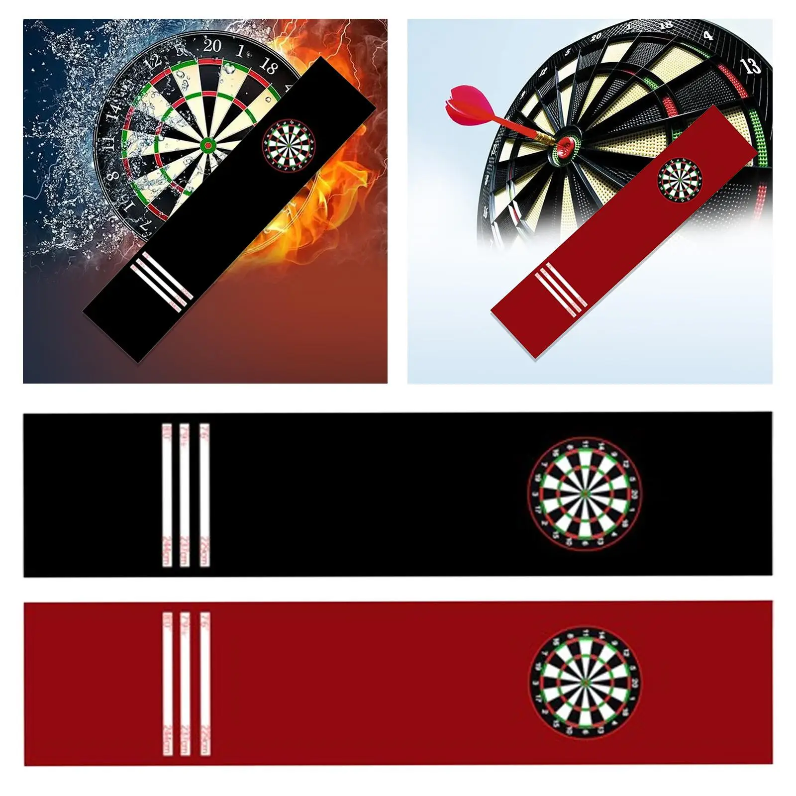 

Dart Carpet Kids Adults Heavy Duty Accessories with Throwing Distance Line Non Slip Back Nylon