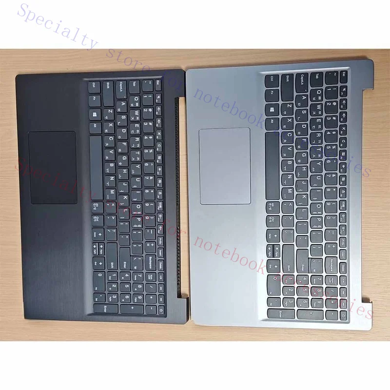R+  For Lenovo S145-15 V15-IWL Silver Gray Black Laptop Palmrest Keyboard Korean